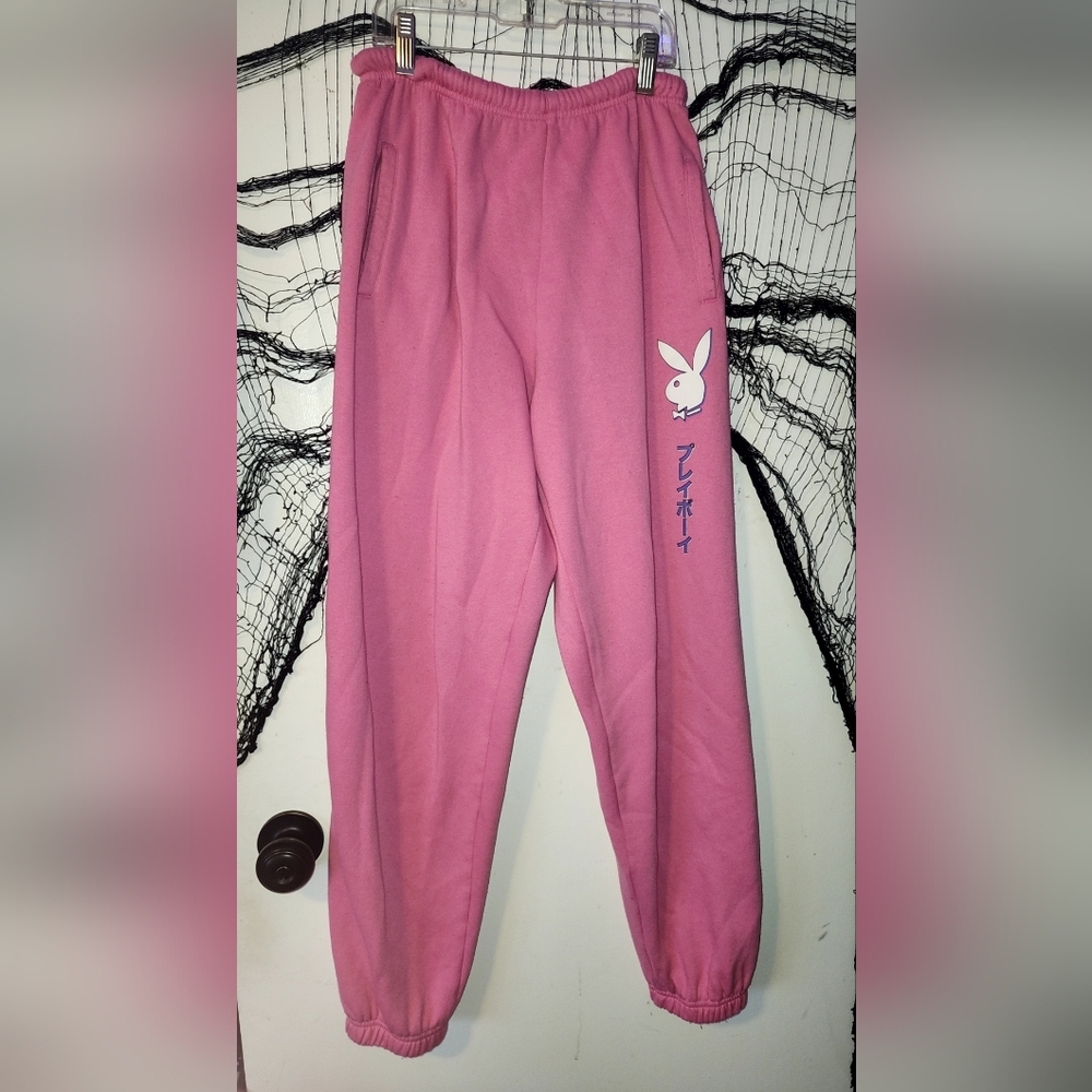 ✨️PLAYBOY Pink Woman's' Sweatpants with Bunny Logo✨️